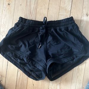 Black lululemon shorts
